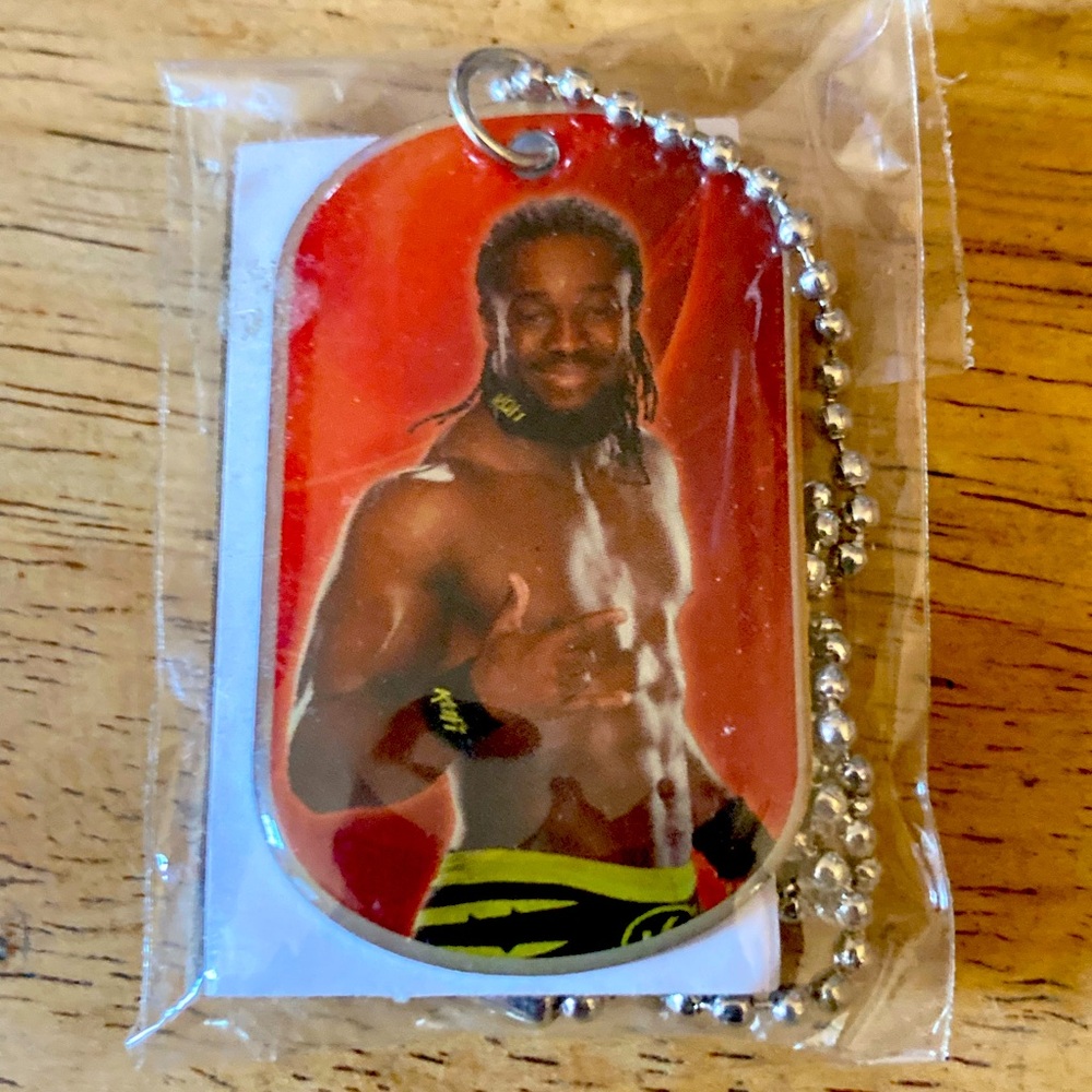 2015 WWE Topps Dog Tags Ringside Relics Kofi Kingston